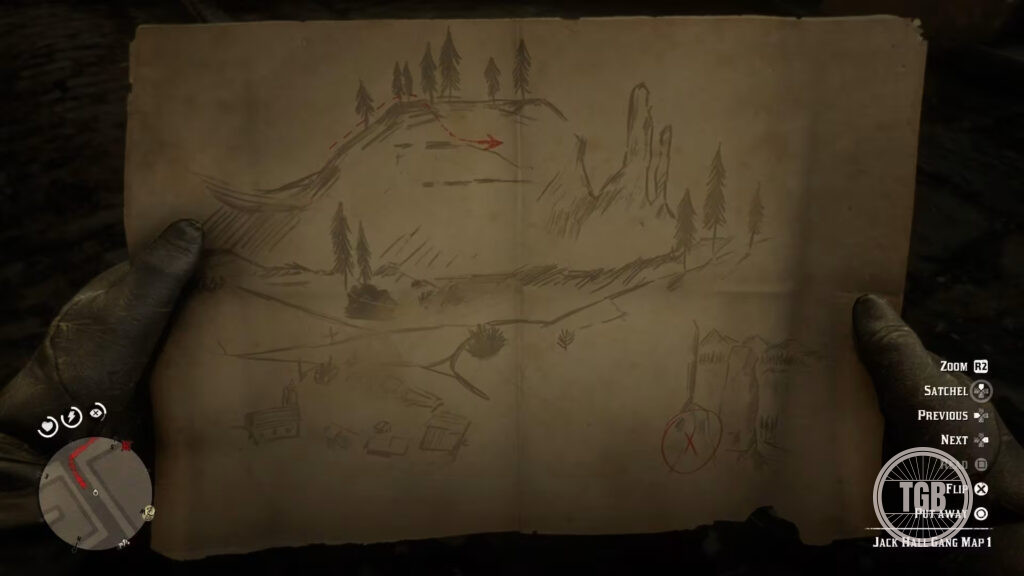 Using treasure maps in rdr2